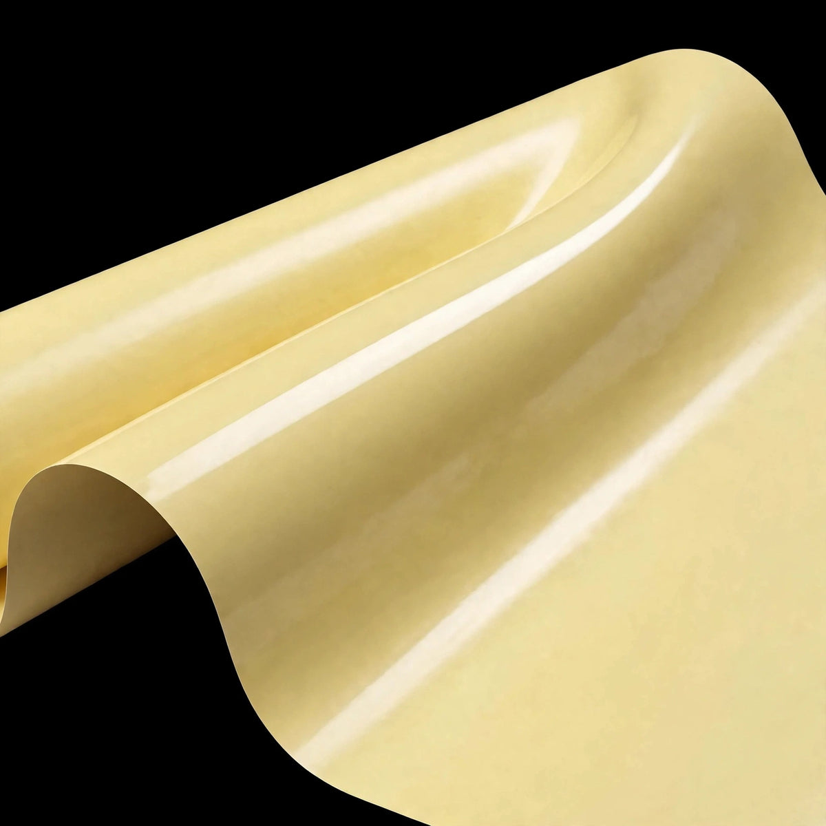 Super Gloss Dune Yellow vinyl wrap film finish wave