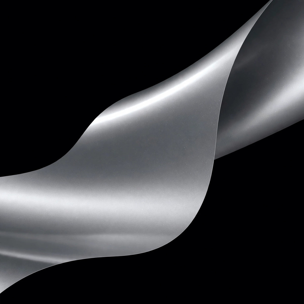 Super Gloss Titanium Steel Gray Metallic vinyl wrap film finish wave