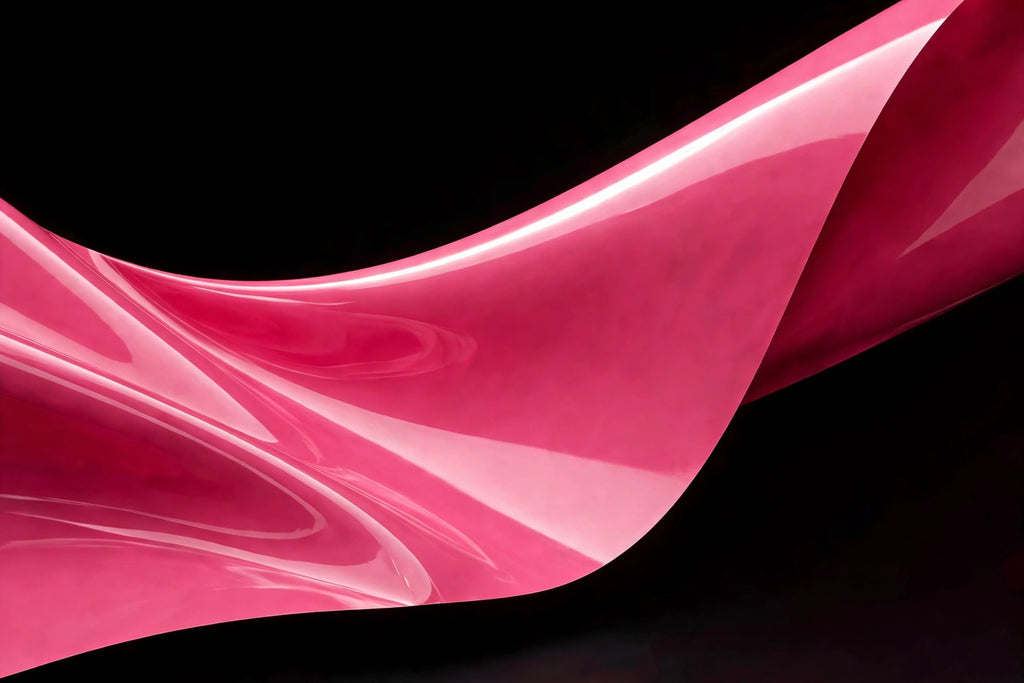 Super Gloss Morganite Red vinyl wrap film finish wave