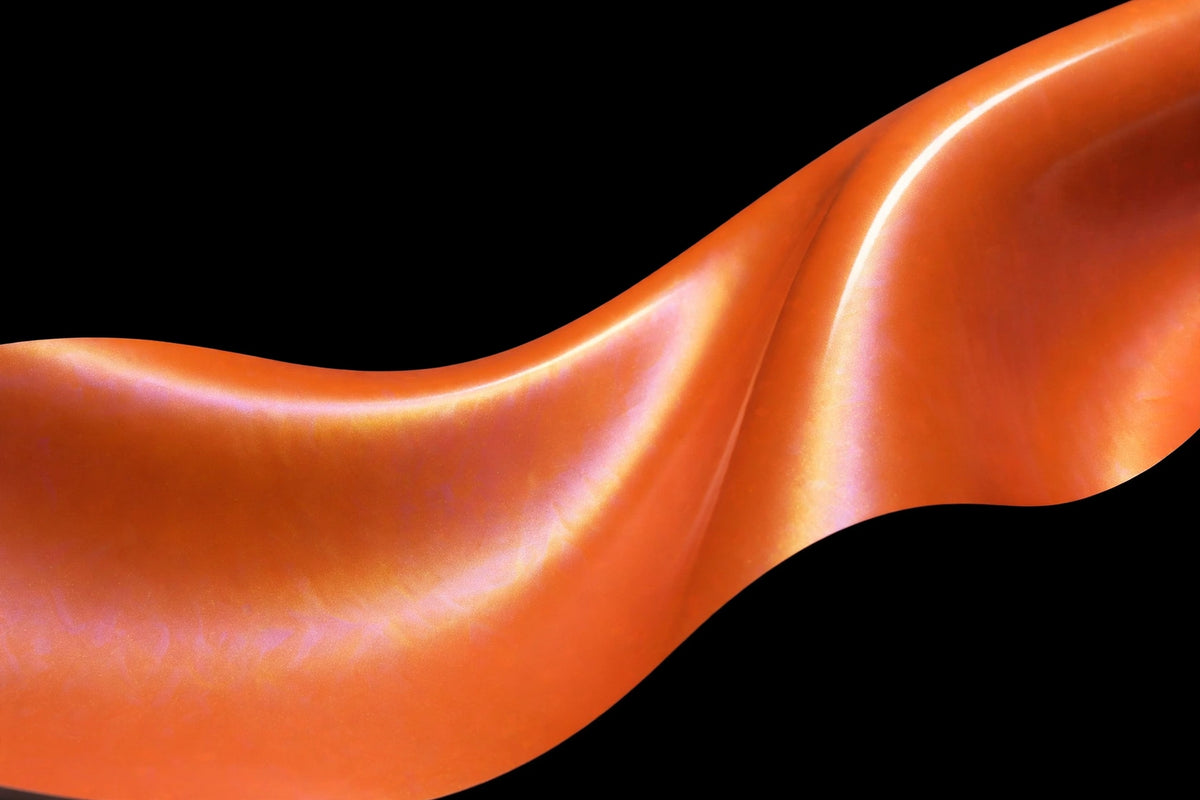 Phantom Flare Racing Orange vinyl wrap film finish wave