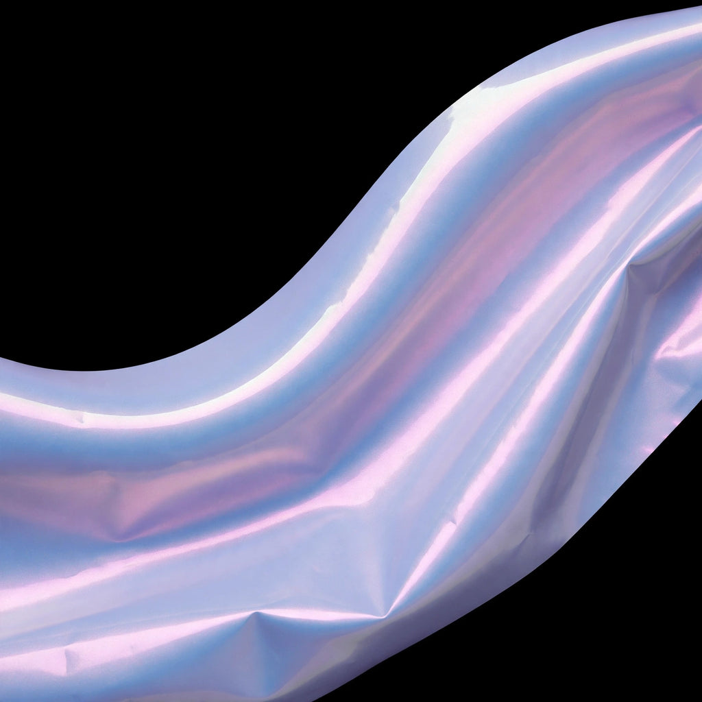 Super Gloss Blue Pink vinyl wrap film finish wave