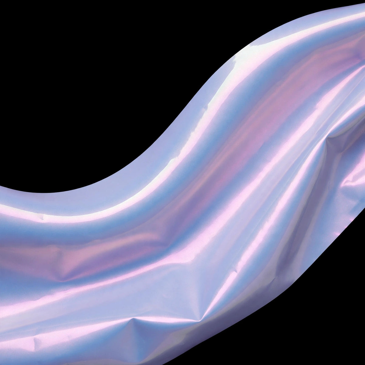 Super Gloss Blue Pink vinyl wrap film finish wave