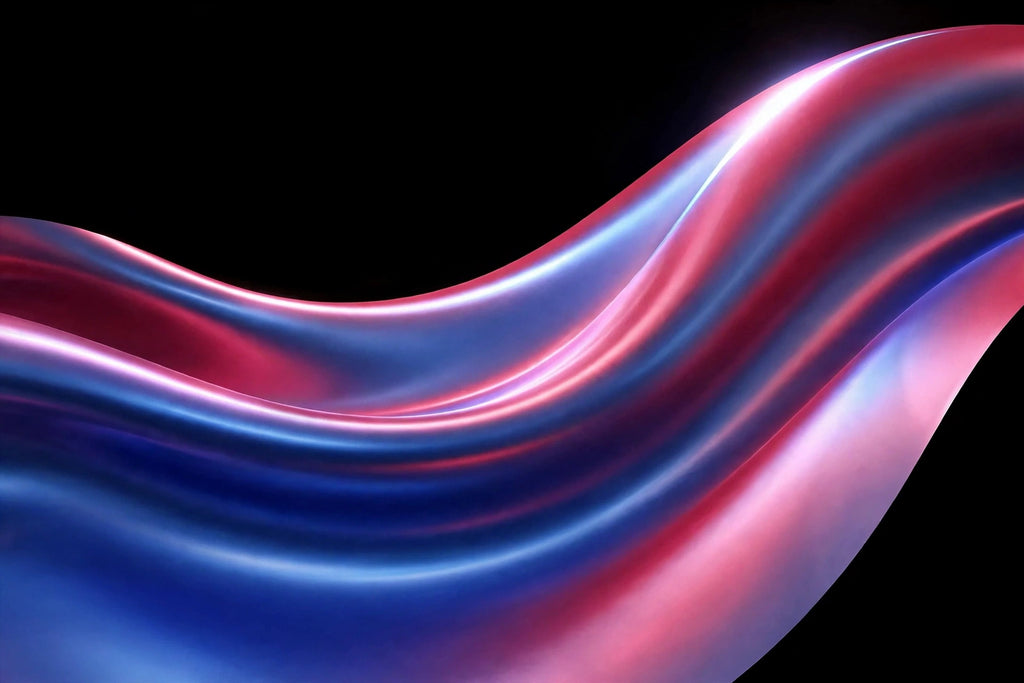 Super Gloss Pearl Blue Red vinyl wrap film finish wave