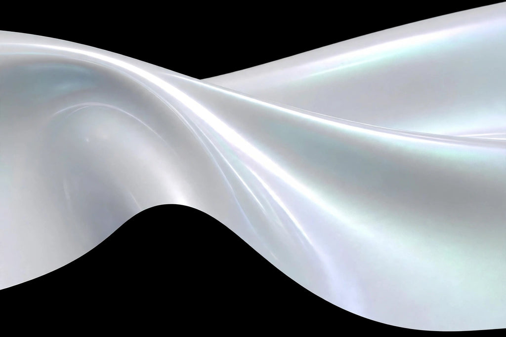 Super Gloss Dawn White vinyl wrap film finish wave