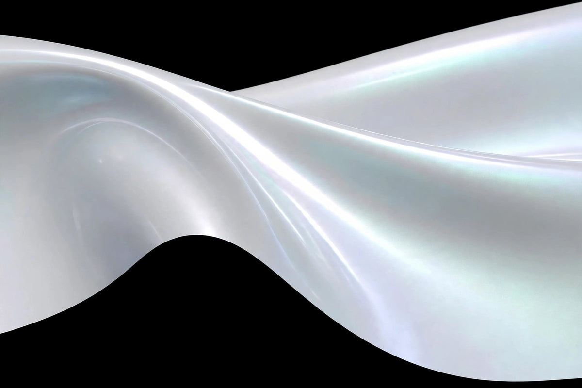 Super Gloss Dawn White vinyl wrap film finish wave
