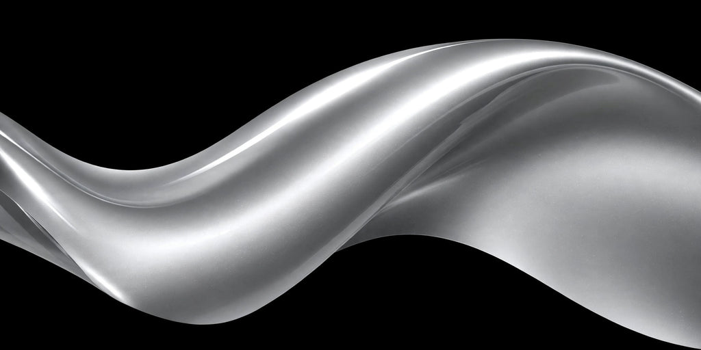Super Gloss Galaxy Silver vinyl wrap film finish wave