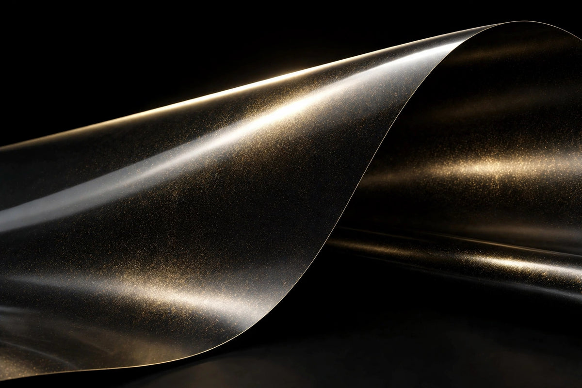 Super Gloss Black Gold Metallic vinyl wrap film finish wave