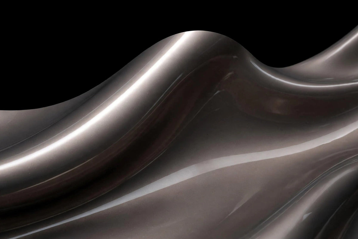 Super Gloss Liquid Combat Gray vinyl wrap film finish wave