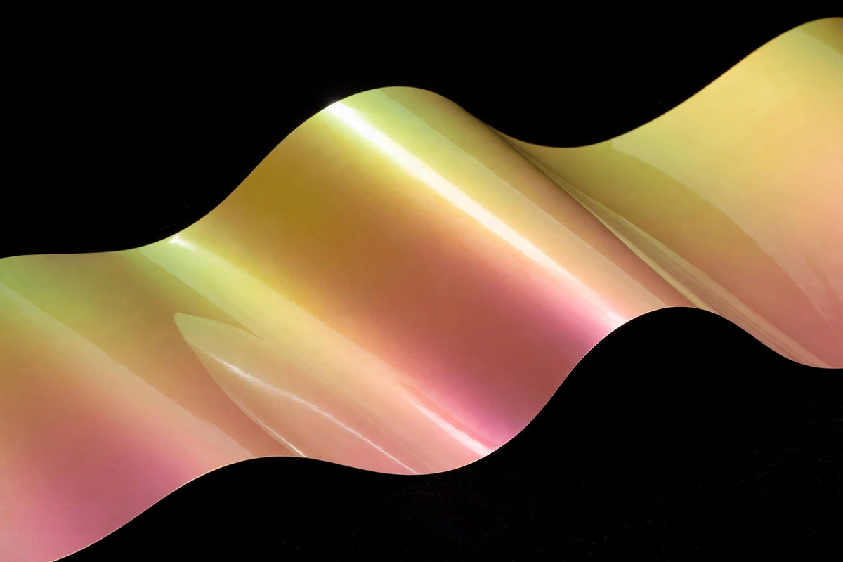 Super Gloss Lemon Honey vinyl wrap film finish wave