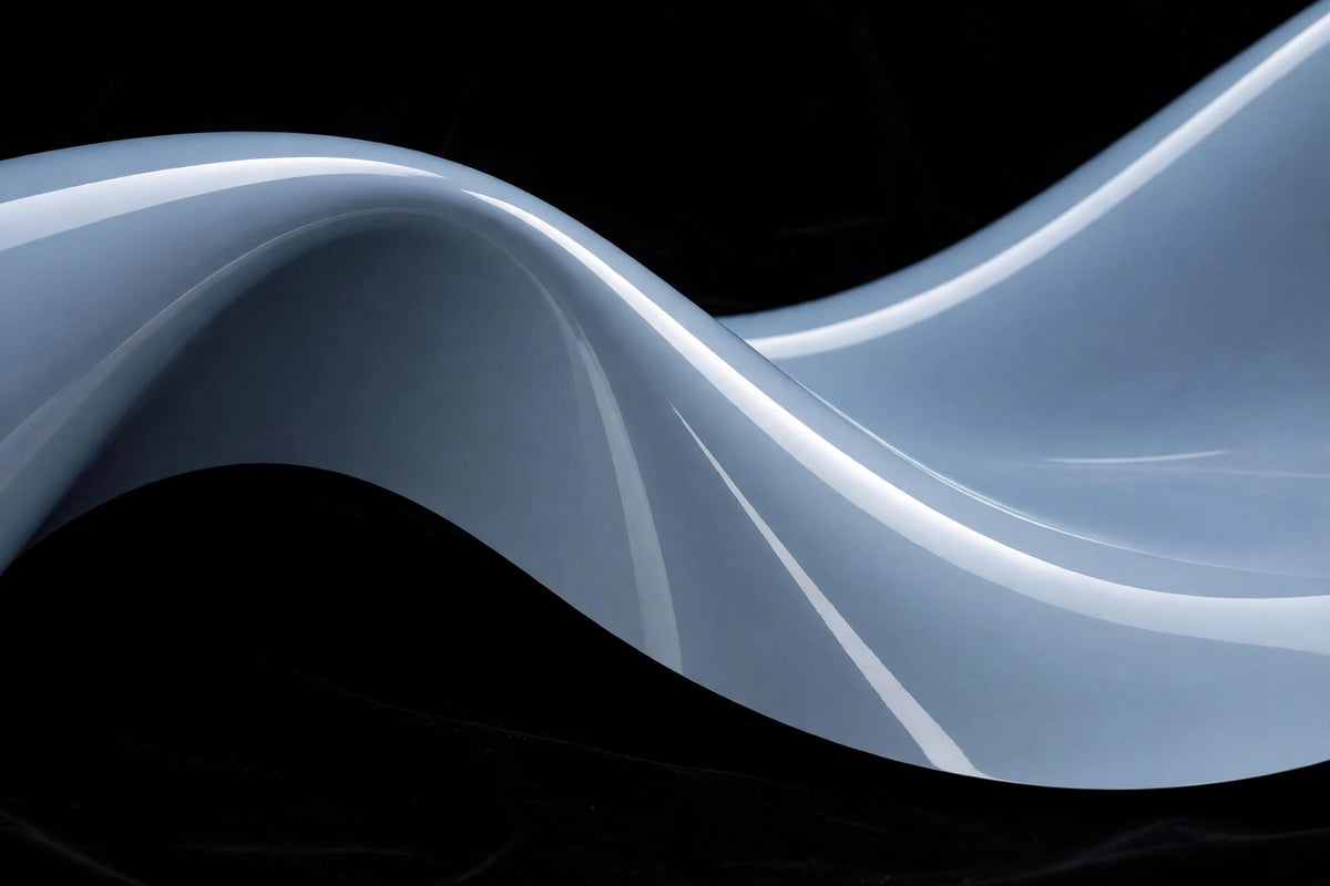 Super Gloss Dream Gray Blue vinyl wrap film finish wave