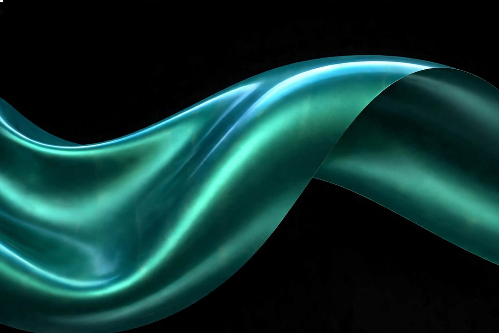 Super Gloss Coral Jade Greenr vinyl wrap film finish wave