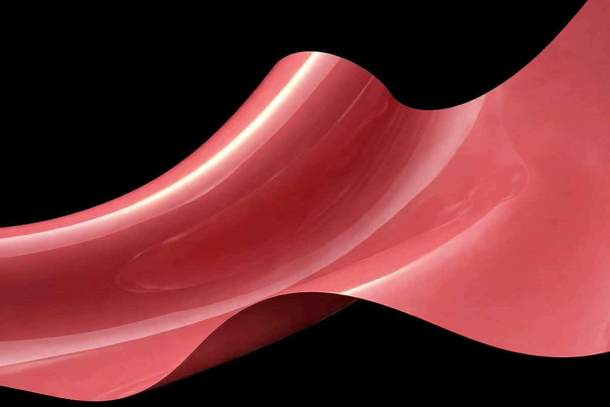 Super Gloss Russet Red vinyl wrap film finish wave