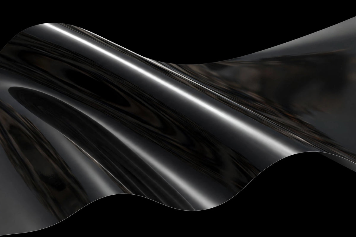 Super Gloss Pure Black(Self Healing) vinyl wrap film finish wave
