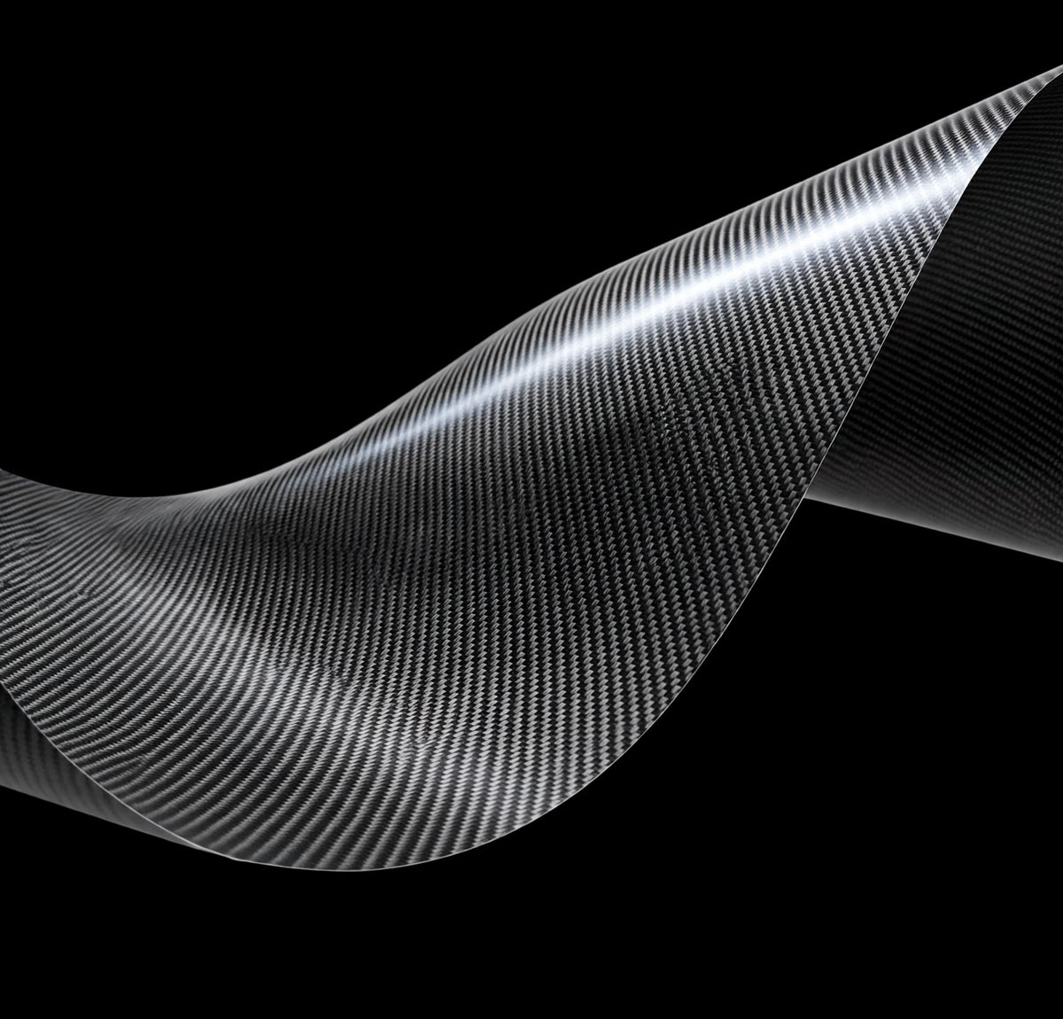 6DUltra Carbon Fiber Black Silver vinyl wrap film finish wave