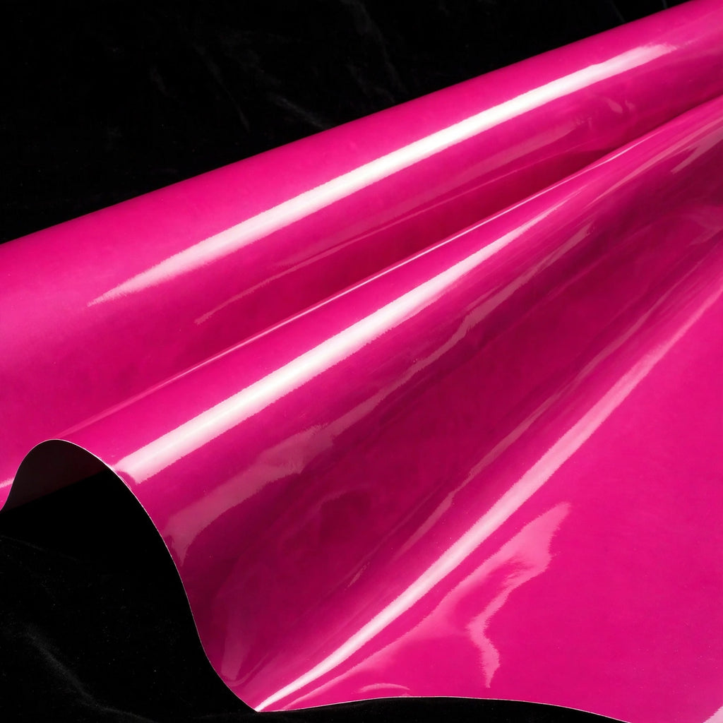 Super Gloss Magenta Pink vinyl wrap film finish wave