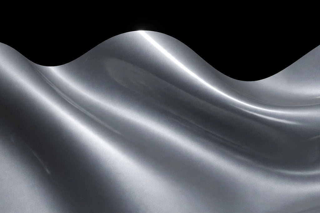 Super Gloss Mercury Gray vinyl wrap film finish wave