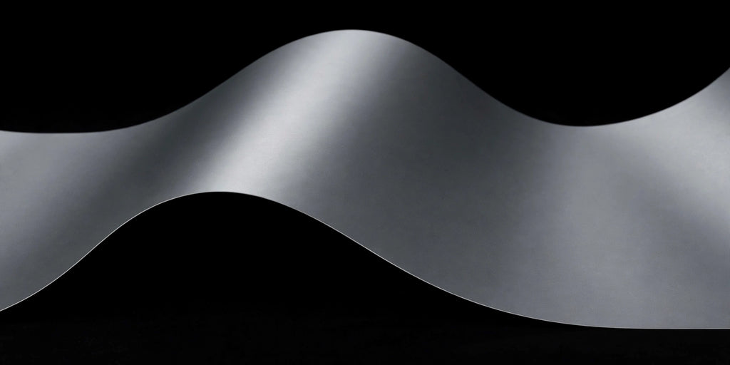 Matte Dark Silver vinyl wrap film finish wave