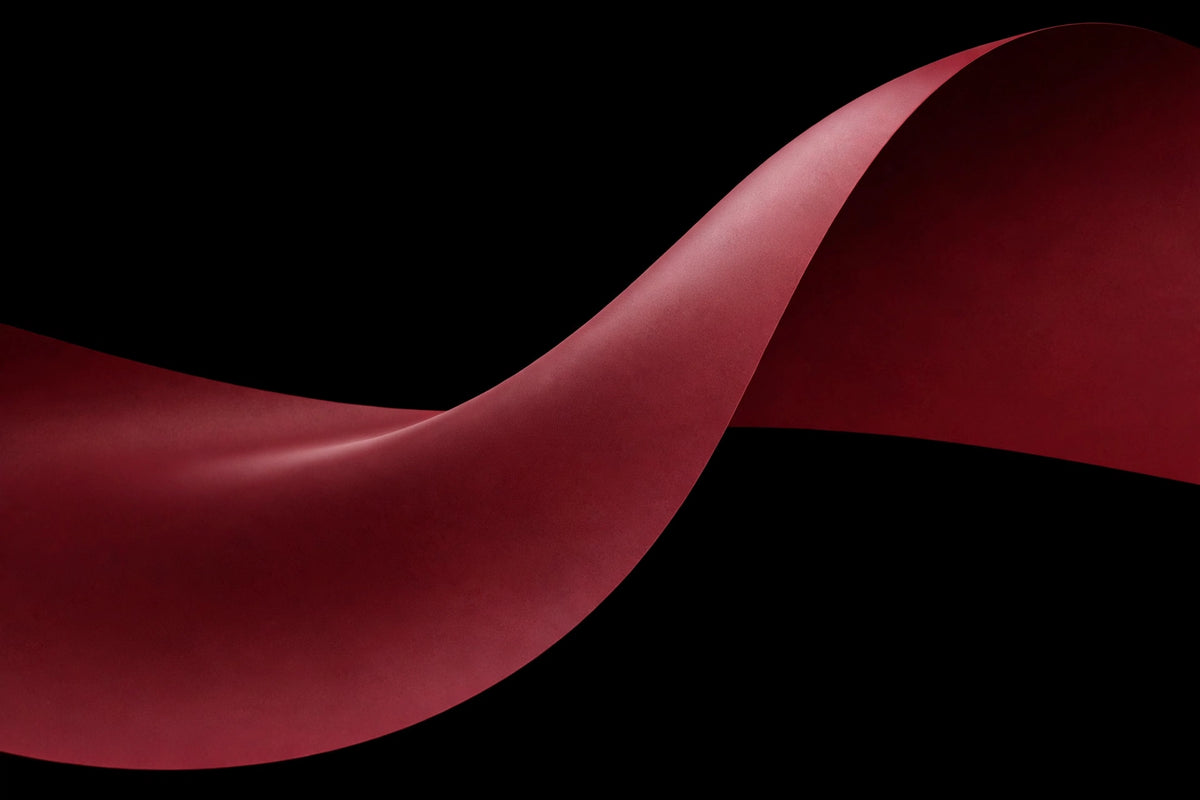 Ultra Matte Chrome Romani Red vinyl wrap film finish wave