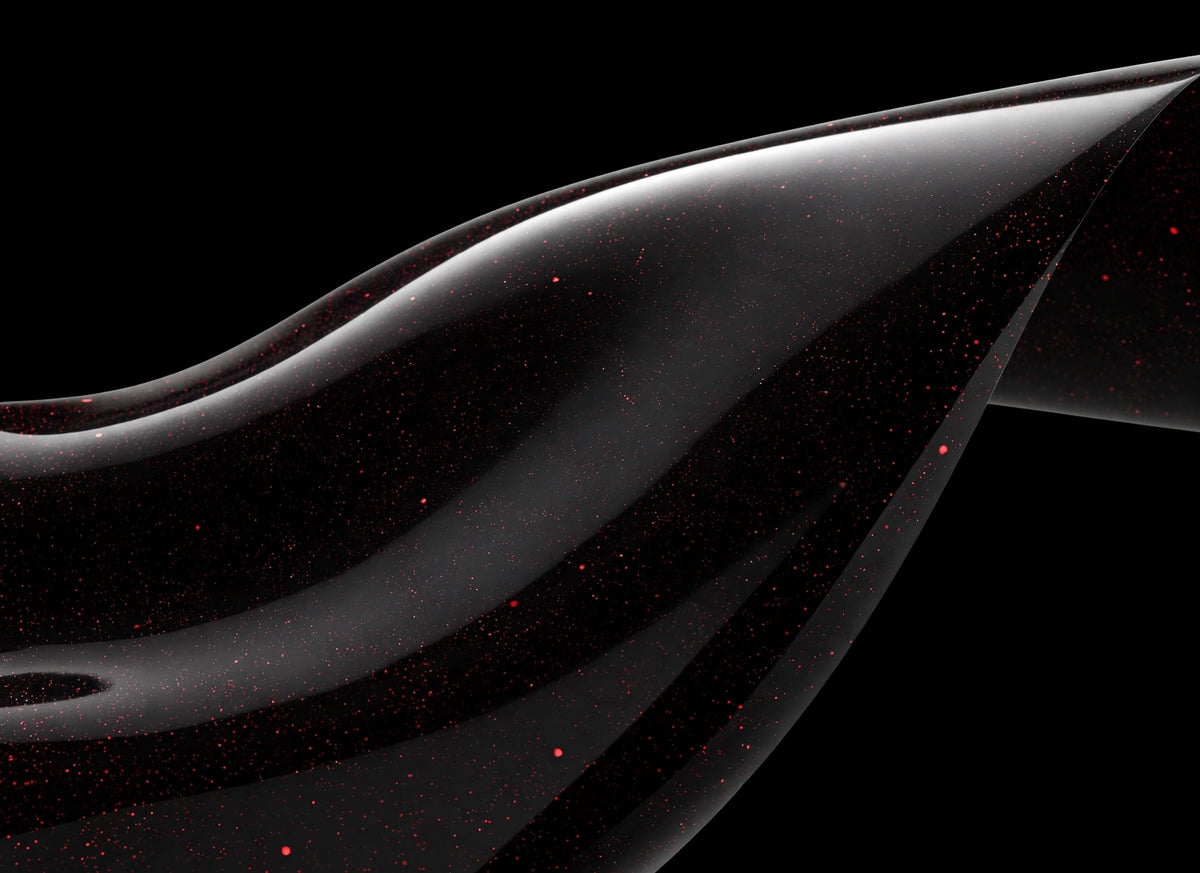 Super Gloss Galaxy Black Red(Fine Dots) () vinyl wrap film finish wave