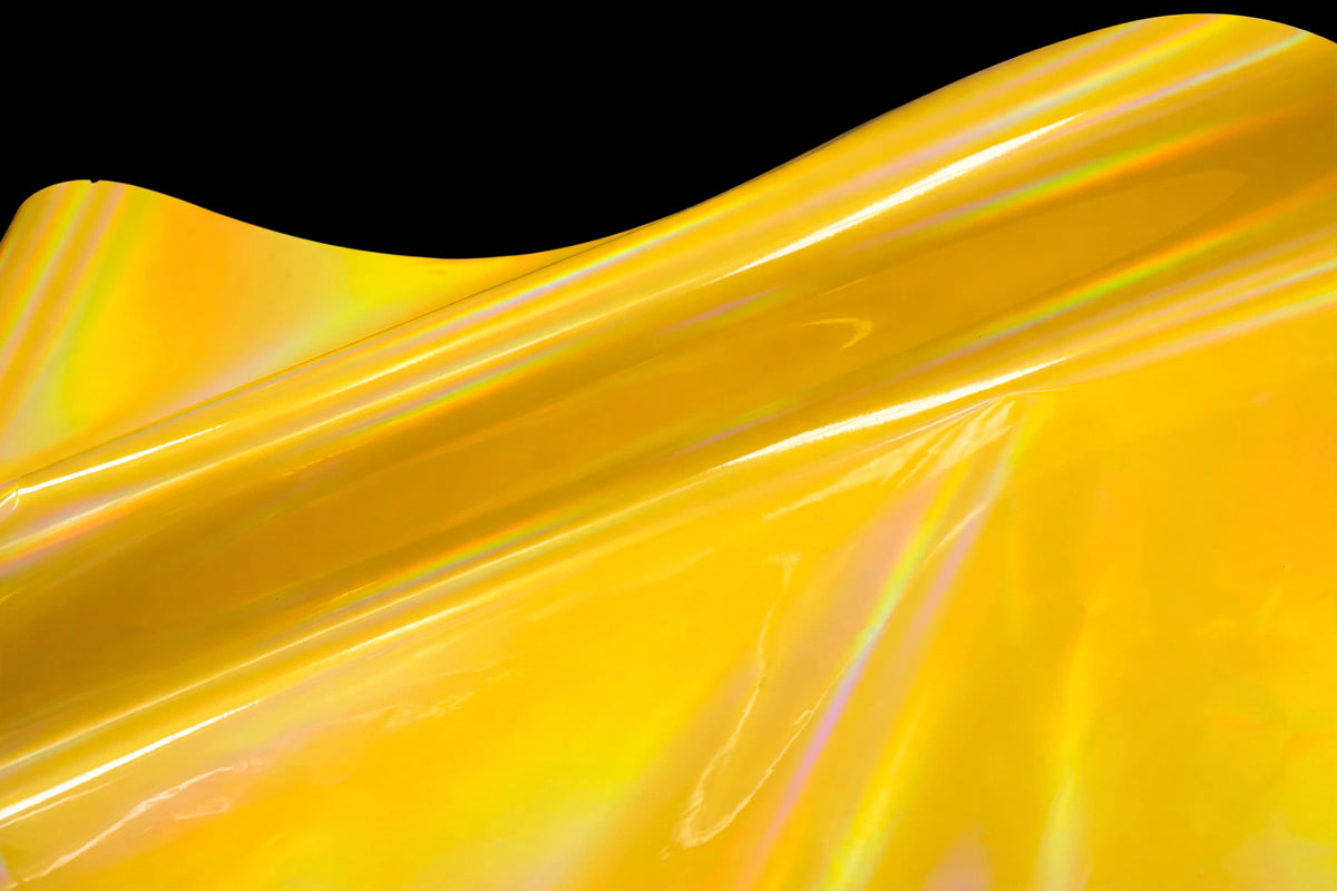 Phantom Flare Racing Yellow vinyl wrap film finish wave
