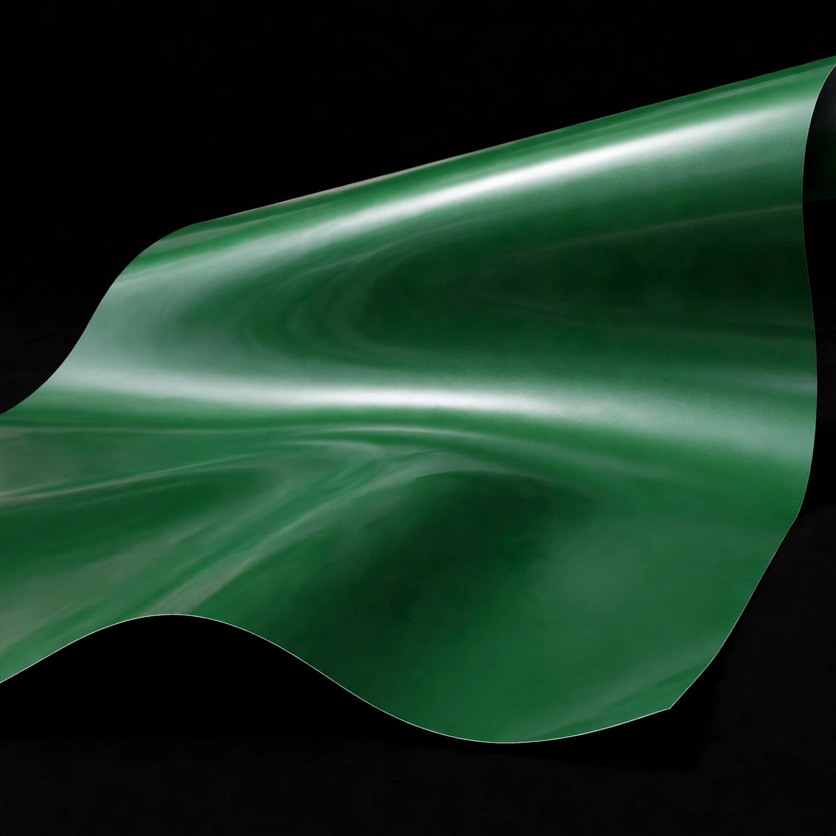 Super Gloss Fedral Green vinyl wrap film finish wave