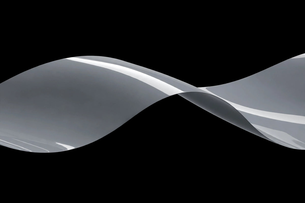 Super Gloss Polar Gray vinyl wrap film finish wave