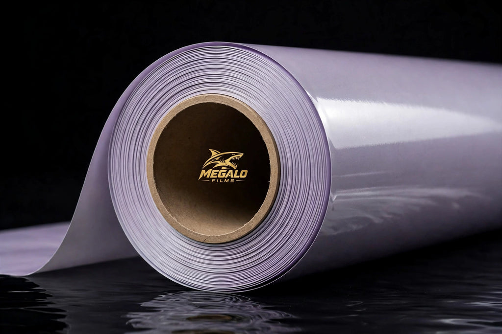 Super Gloss Midsummer Violet vinyl wrap film full roll by MEGALO FILMS