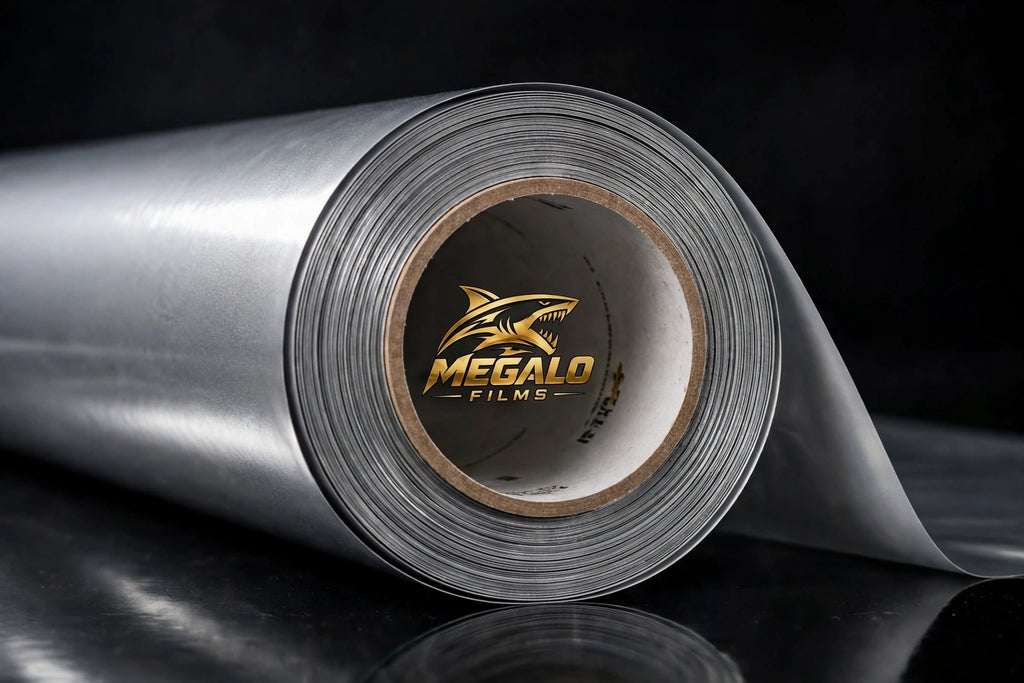 Super Gloss Galaxy Silver vinyl wrap film full roll by MEGALO FILMS