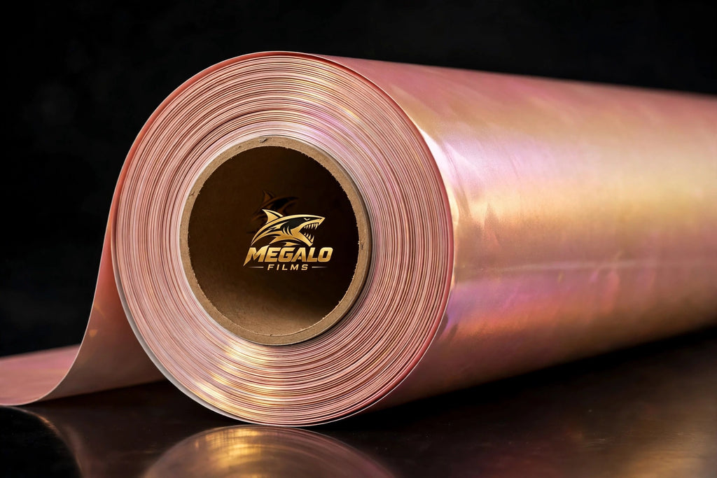 Super Gloss California Sunset vinyl wrap film full roll by MEGALO FILMS