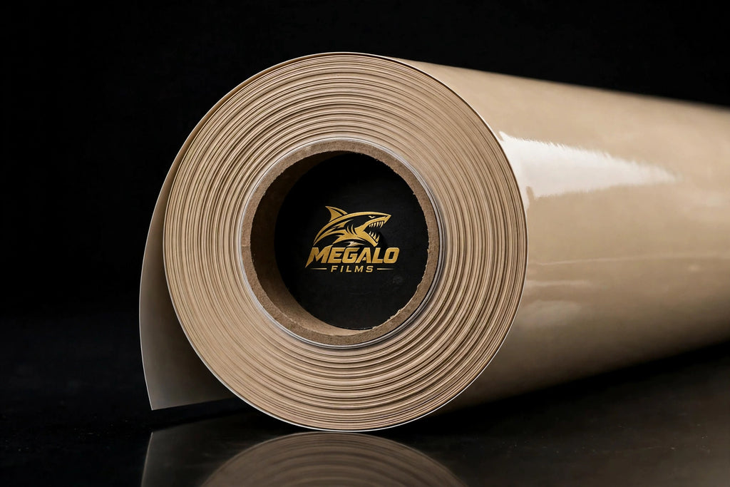 Super Gloss Desert Sand(Light) () vinyl wrap film full roll by MEGALO FILMS