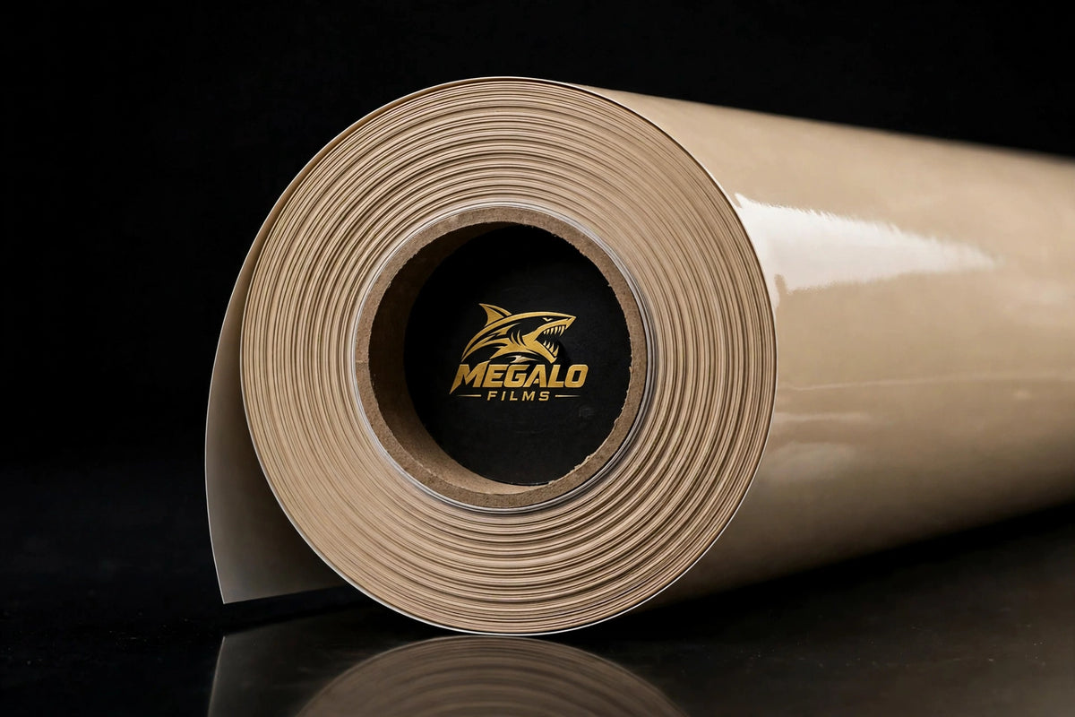 Super Gloss Desert Sand(Light) () vinyl wrap film full roll by MEGALO FILMS
